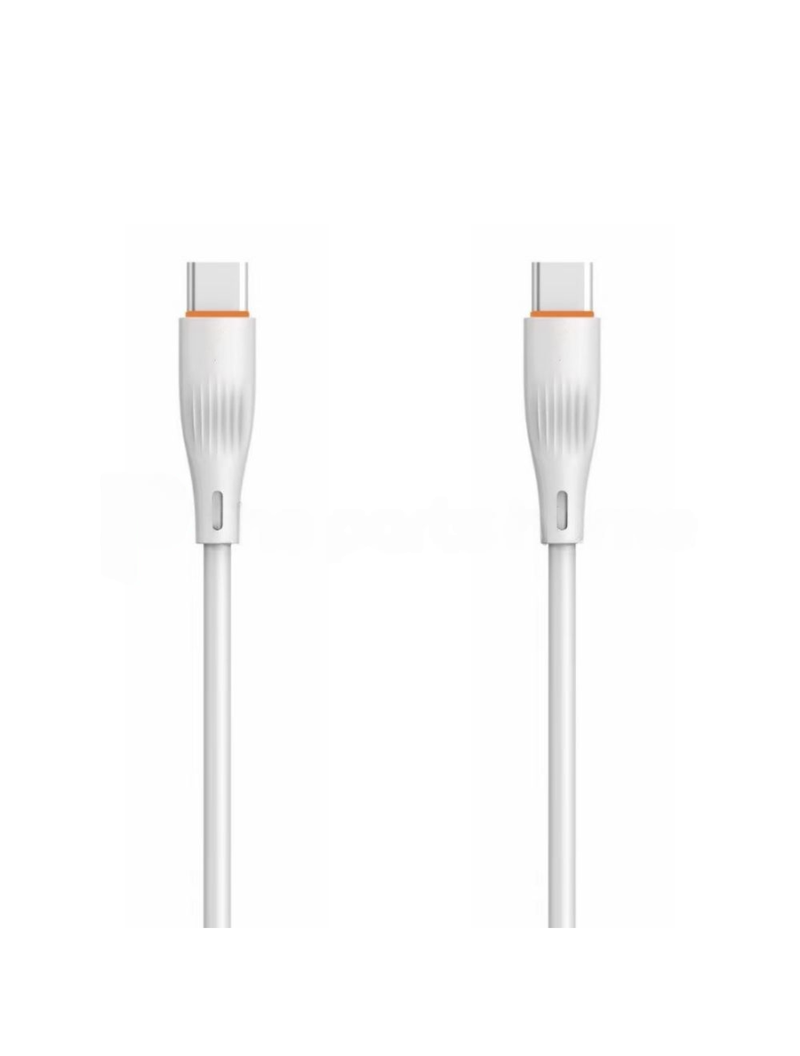 E-02 Plus 27 WPD USB C to IOS Cable PD Fast Charge Mobile Phone Cord | Best Quality Cable | Type C To Iphone Cable ( White ) - Image 2