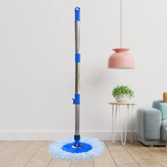 360 Degree Rotating Spin Mop - Original Replacement Parts for Home, Kitchen & Bathroom Cleaning spin mop  ( Random Color )