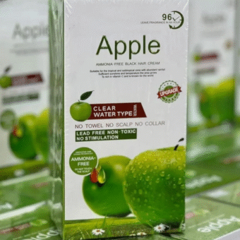 Apple Ammonia-Free Black Hair Cream, Organic Black Hair Dye- Natural Black Hair Color cream 500ml