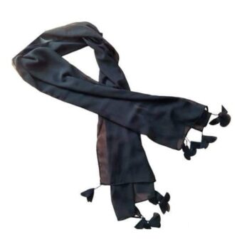 black Chiffon scarf hijab for girls