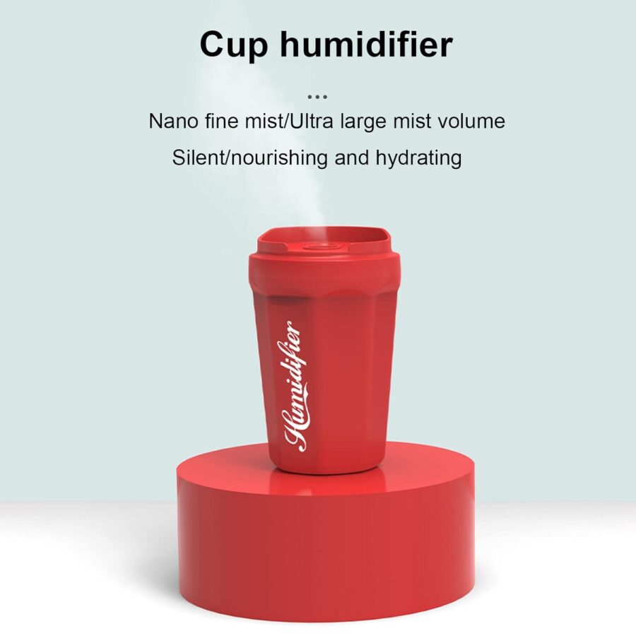Coke Cup Humidifier Car Home USB Aroma Diffuser Summer Flame Air Coke Cup Cool Mist Bedroom Study Room Mini Humidifier  (random color) - Image 5