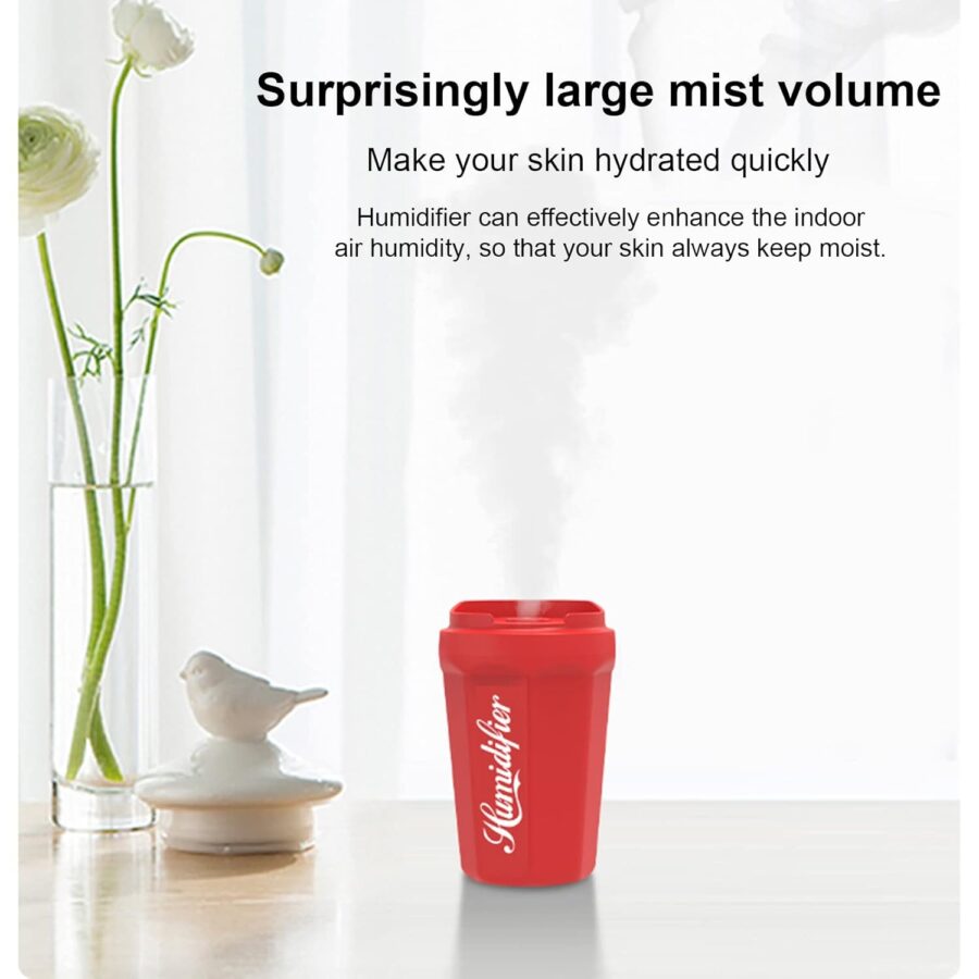 Coke Cup Humidifier Car Home USB Aroma Diffuser Summer Flame Air Coke Cup Cool Mist Bedroom Study Room Mini Humidifier  (random color) - Image 7
