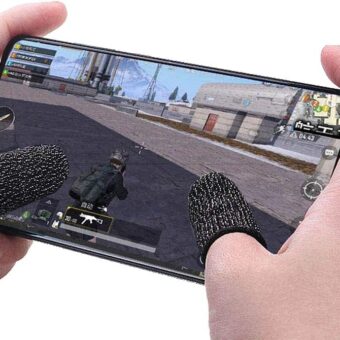 2 Pc Touch Screen Finger Sleeve, Mobile Game Fingering Sleeve, Anti-slip Anti-sweat Ultra-thin Breathable Touch Screen Finger Sleeves for Android Mobile Games