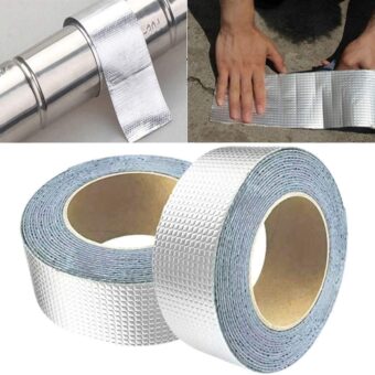 Aluminum Foil Tape  Waterproof Leakage  Strong Self-Adhesive Repair , Window Sill Gap, Pipe Rupture, Surface Crack, Home Renovation