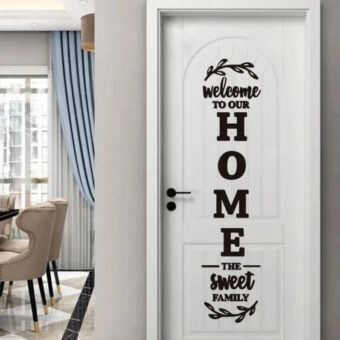 Wall Decoration welcome home the sweet family wooden wall art home decor