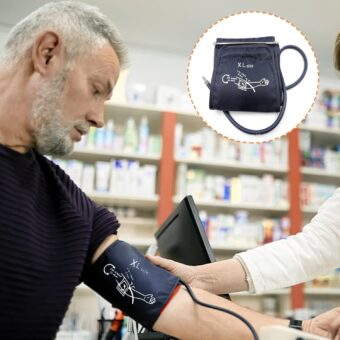 Smart Care Arm Digital Blood Pressure Monitor Cuff Monitor Upper Arm Cuff Blood Pressure Cuff for Blood Pressure