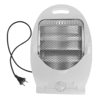 Electric Quartz stove Mini with 2 tubes-800W-2 power levels:   800W. Anti-tip, thermal protection