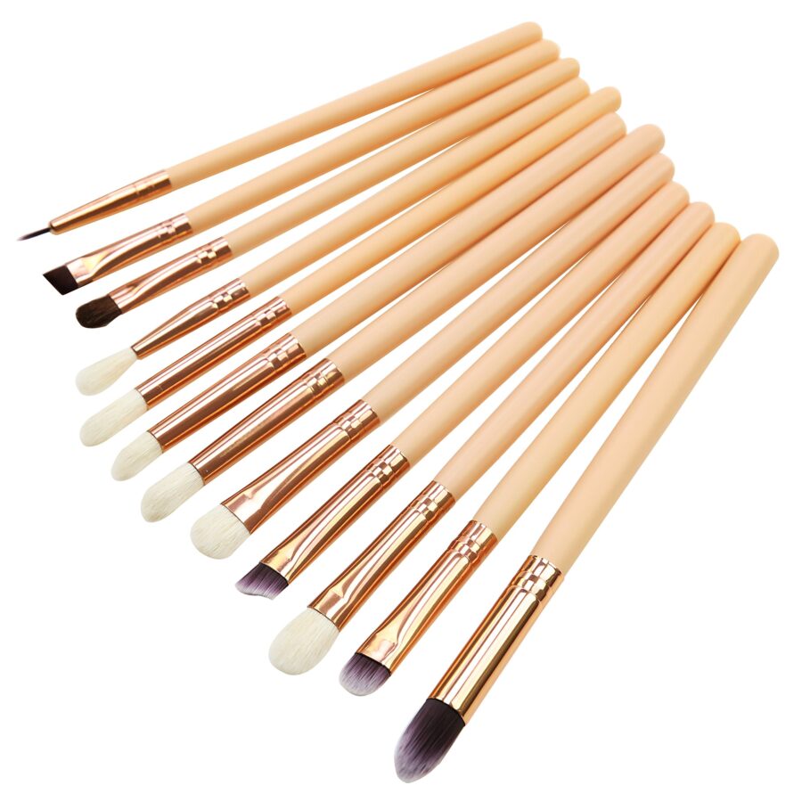 Make Up Eye Brushes Set, Lover Bar 15pcs Makeup Brush- with Travel Organizer  with pouch(random color) - Image 3