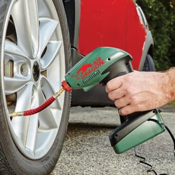 Air Dragon Portable Air Compressor Build in Light Great For Sport Ball, Pool Toys, Air Mattresses