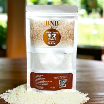 Bnb Brightening Rice Powder Oraganic Mask With Natural White Rice Extract 120g