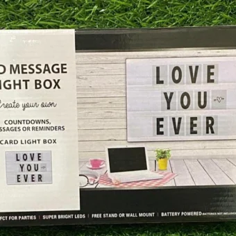 (NW000294) Color Card Light Box / Multicolor LED Light Box Letters Magic Board