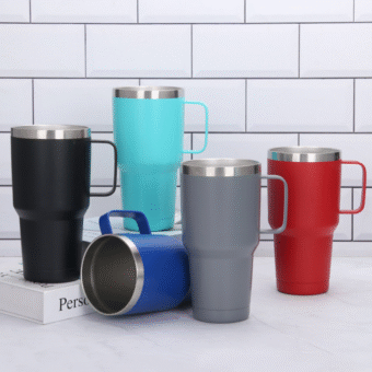 Stainless Steel Tumbler Water Bottle Travel Tumbler Vacuum Insulated Mug (1200ML) (Random Color)