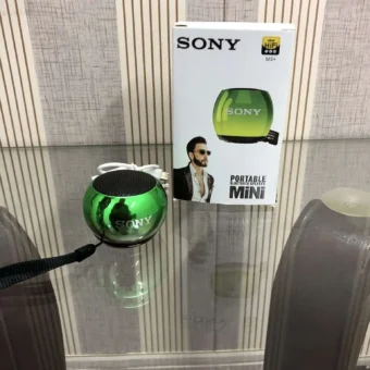 Sony Mini Portable Bluetooth & Rechargeable Speaker With Memory Card Support (Random color)