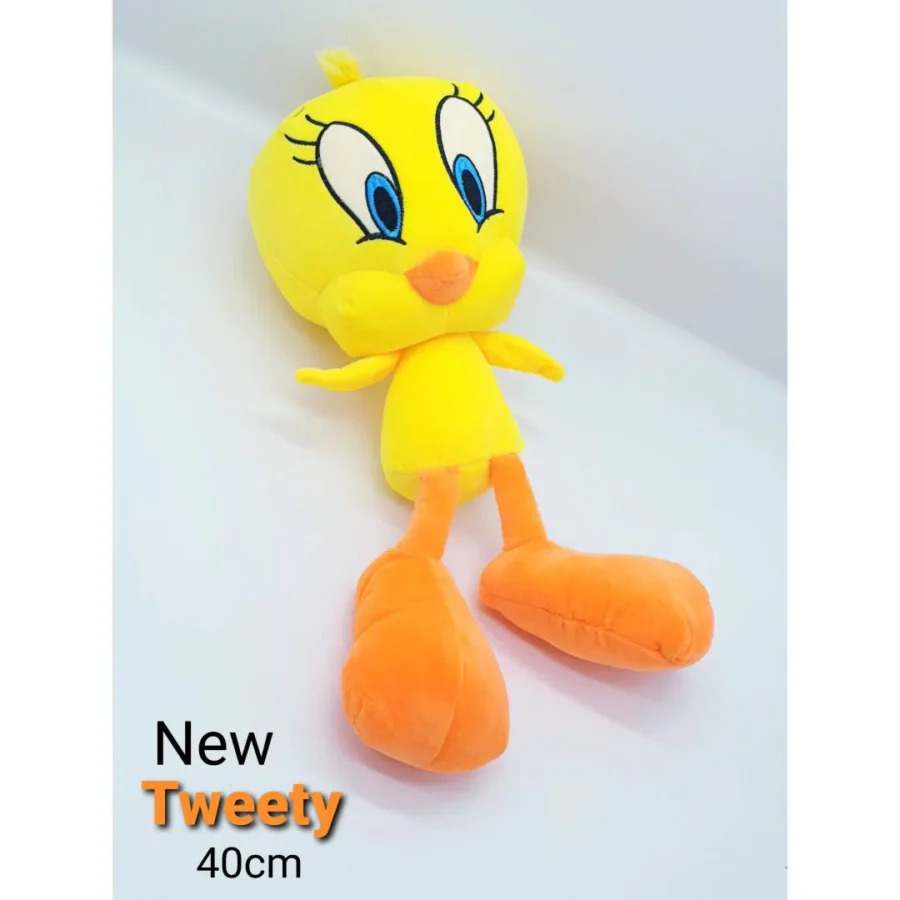 Soft Tweety Bird Plushie's Stuffed Sitting toy. Best gift for your kids & Living room decorations - 40cm