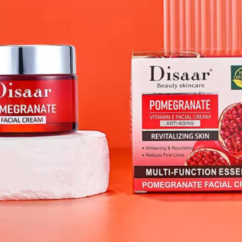 DISAAR BEAUTY Pomegranate Vitamin E Facial Cream Anti-Aging Revitalizing Skin Nourishing Face Skin Reduce Fine Lines 50g