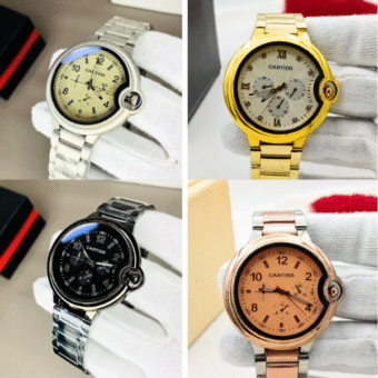 Ma1 Cartier Mens Watch | Wrist Watch For Boys & Mens (random Dial Color And Random Strap Color)