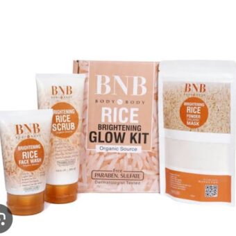 3 in 1 BNB Whitening Rice Extract Bright & Glow Kit | Best Quality Glow Kit