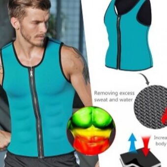 Hot Shapers Slimming Zipper body Shaper Instead SlimShirt for Men