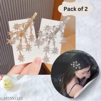Korean Star Hair Pin For Girls Pack of 2