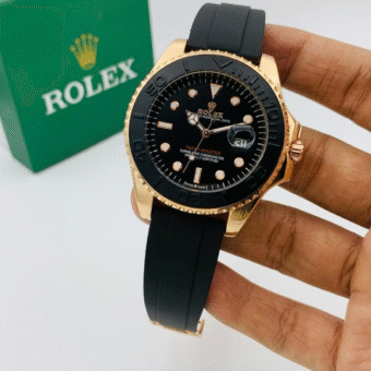 "AA1"  rolex Stylish Watch for Men Adjustable Rubber Strap(without box)