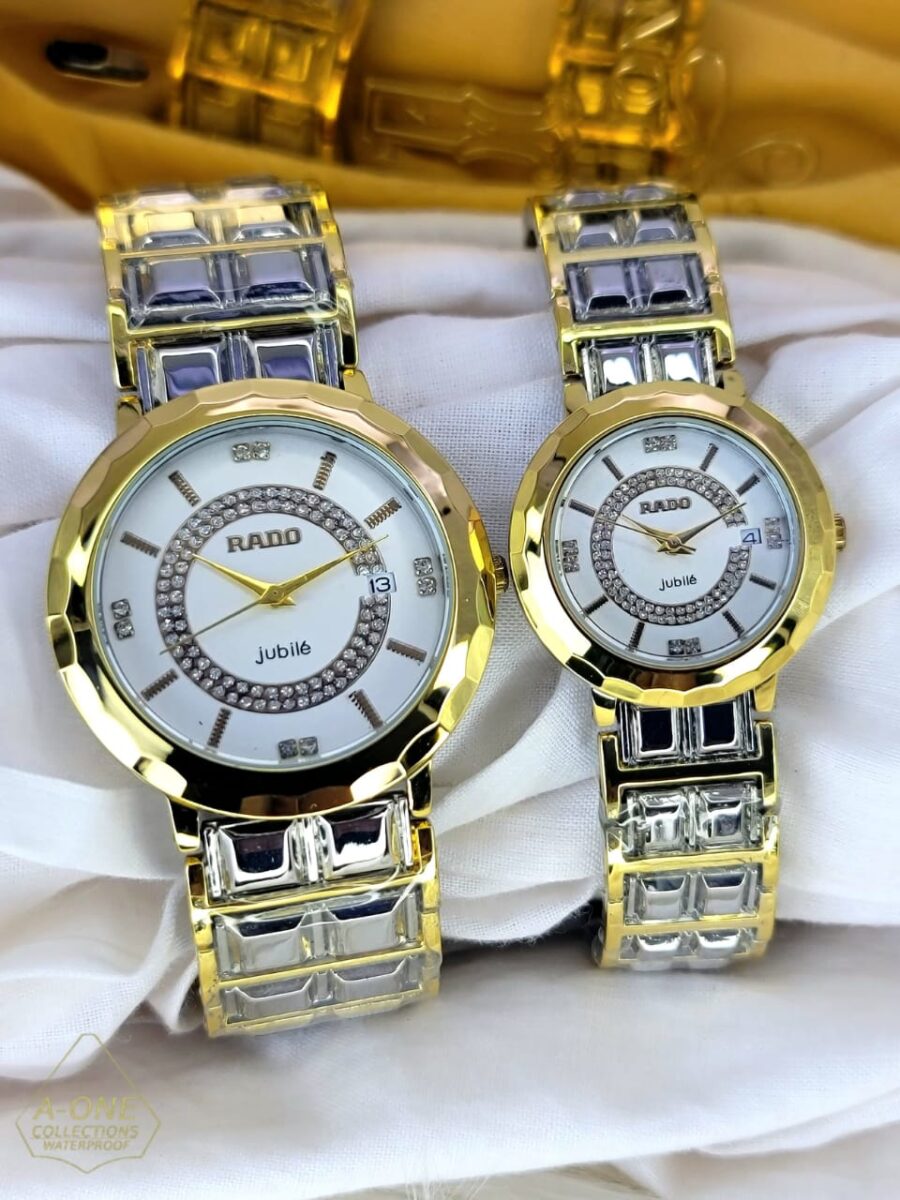 Aa1 two tone rado jubile couple  Watch Date Just Steel Chain - Image 4