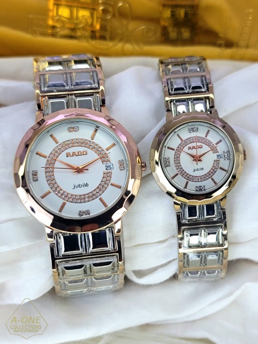Aa1 two tone rado jubile couple  Watch Date Just Steel Chain - Image 5