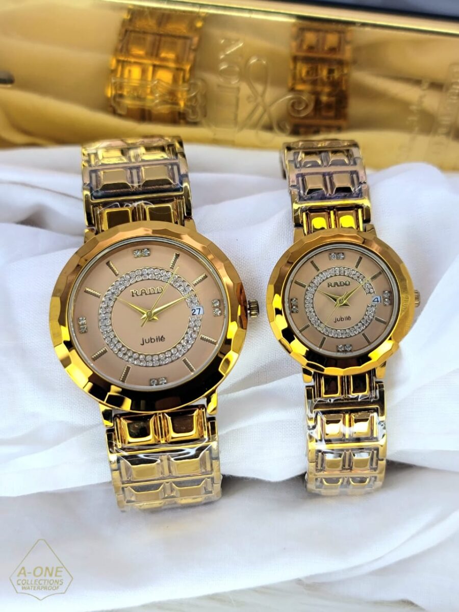 Aa1 two tone rado jubile couple  Watch Date Just Steel Chain - Image 3