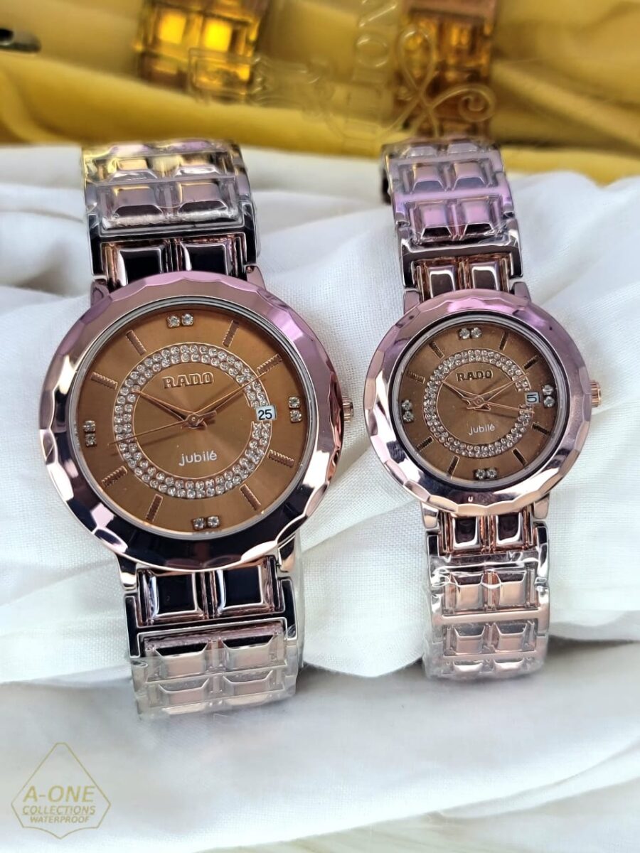 Aa1 two tone rado jubile couple  Watch Date Just Steel Chain - Image 8