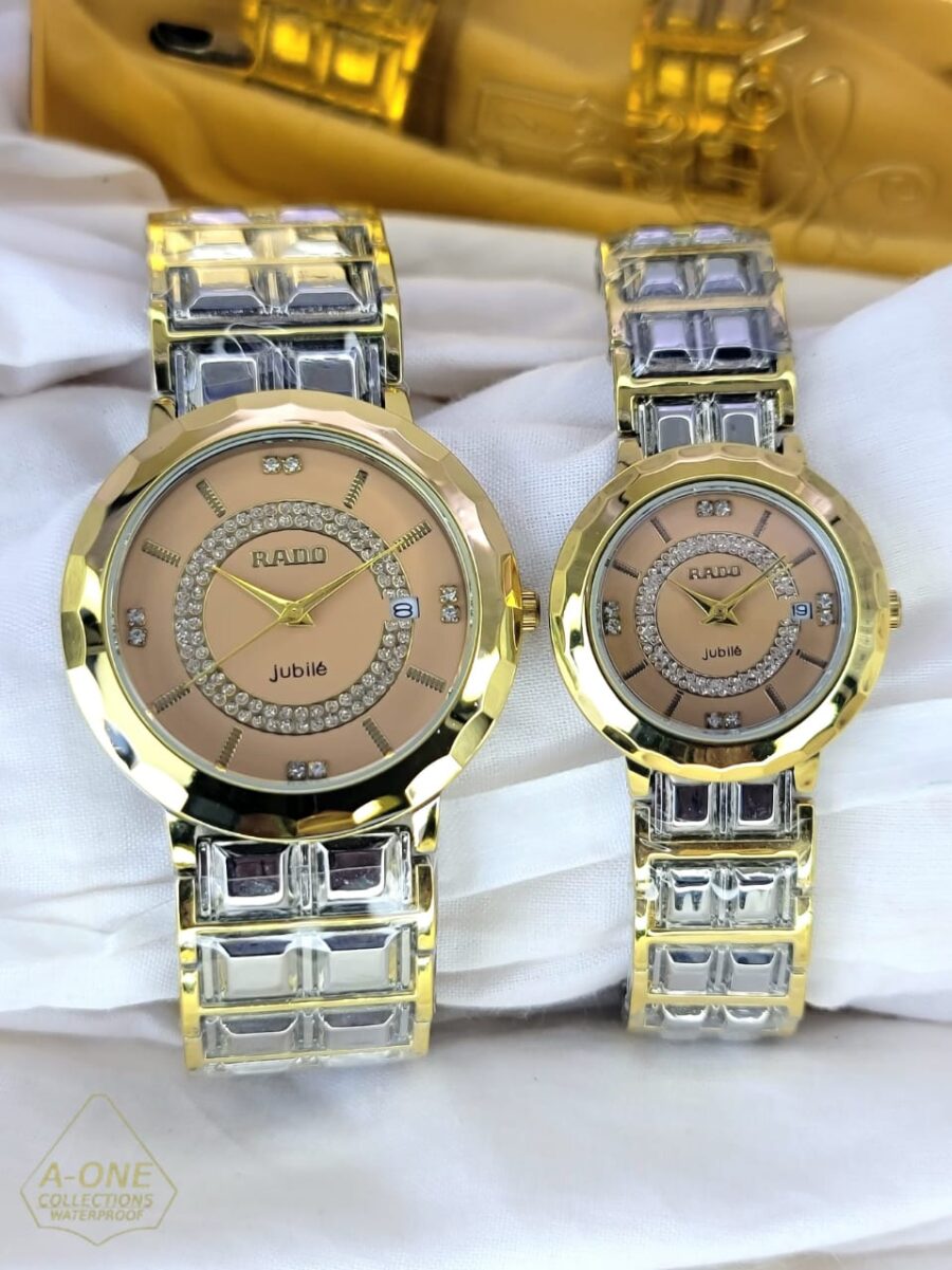 Aa1 two tone rado jubile couple  Watch Date Just Steel Chain - Image 6