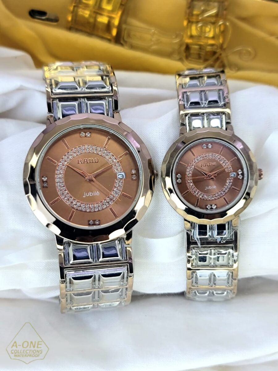 Aa1 two tone rado jubile couple  Watch Date Just Steel Chain - Image 9