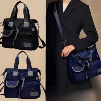 Splitter Handbag for Girls/Women Soft Large Capacity One-shoulder Shopping Bag