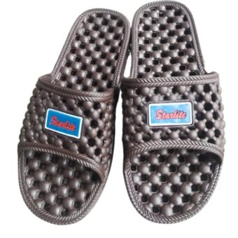 Bathroom Anti Slip Slippers, Washroom Shower Home Soft Rubber Rubber Slippers (Random color)