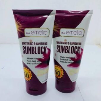 Emelie Whitening & Vanishing Sunblock SPF60 (150ml)