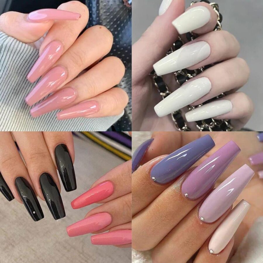 Reusable Fake Nails with Box – Beautiful Variety of Colors | Best Fake Nails For Girls Without Glue ( Random Color Nails) - Image 4