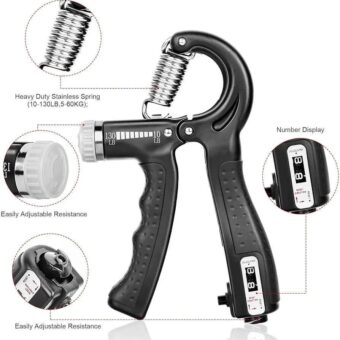 Hand Grip Strengthener Adjustable Resistance Wrist Strengthener Forearm Gripper Hand Workout Squeezer Grip Strength Trainer(Random colour)
