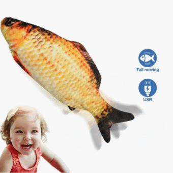 Rechargeable Flopping fish toys for babies and toddlers. (random fish )