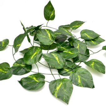 Green leaves bail Greenhome Plant Simulated Wide Application Plastic Decorative Green Vine Decor for Home