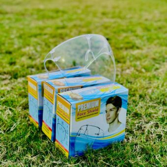 Premium Unisex Full Shield Face Mask - Transparent, Anti-Fog, Comfortable and Reusable Protective Visor for Daily Use