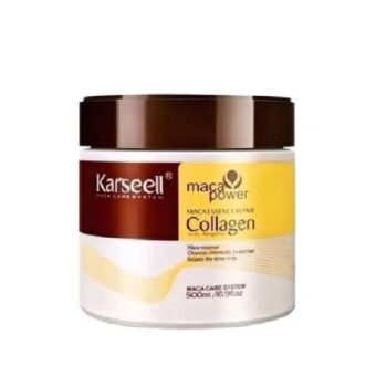 Sealed Packed Karseell Hair Mask Collagen Treatment Cream – Argan Oil & Maca Essence, 16.9 OZ 500ml ( Local Made )