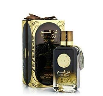 Dirham Oud Parfum Ard Al Zaafran, Oriental Fragrance, long-lasting, Sandalwood (Men and Women) Unisex Eau de Arabian Perfume 100 ml