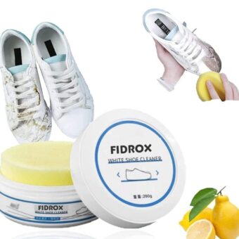 Multi-Function Shoe Whitening and Cleaning Cream with sponge  - Perfect Solution for White Shoes, Deep Cleaning, and Shine Restoration ( imported China)"