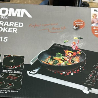 Boma BM-15 Electric Infrared Cooker Stove with 2500W Power – Efficient, Fast Heating & Durable Cooking Performance