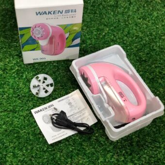 Waken WK-905 Portable Lint Remover Rechargeable With Extra Blade USB Portable Clothes Shaver for Fluff Pilling Fabric Shaver Lint Remover