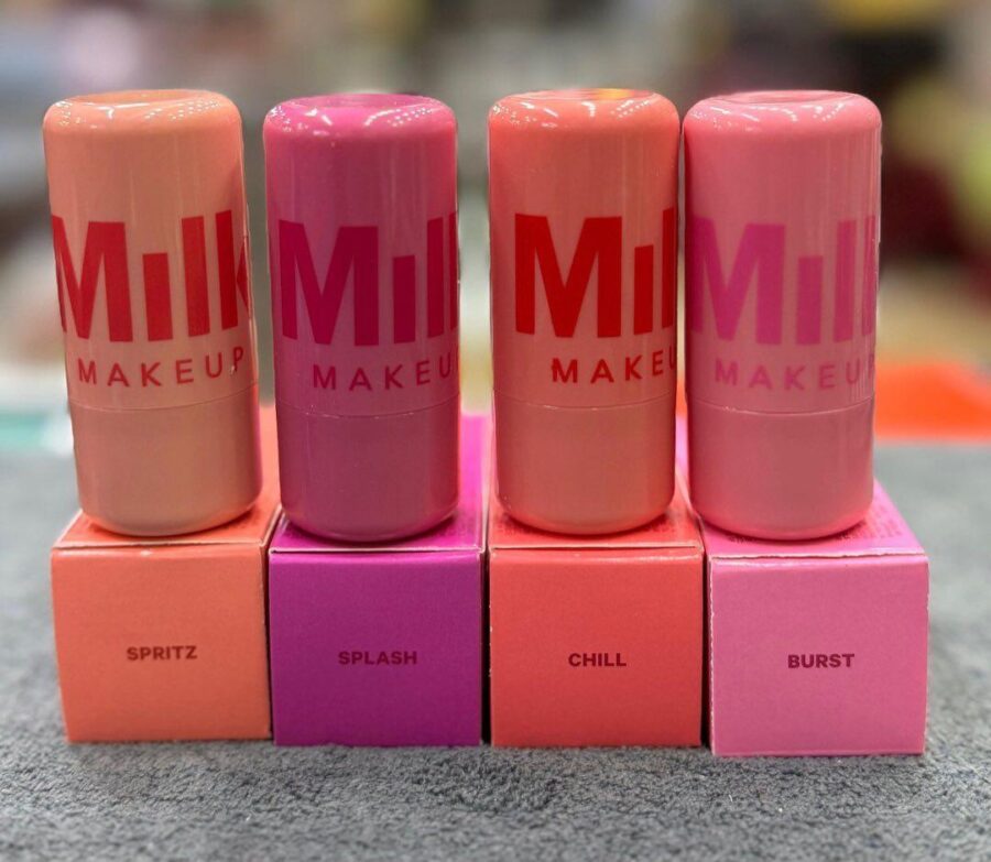 Pack 4 Milk Makeup Blush High Pigment Jelly Tint, Refreshing & Hydrating Long-lasting Colour Jelly Tint (Random color) - Image 4