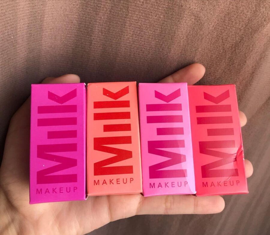 Pack 4 Milk Makeup Blush High Pigment Jelly Tint, Refreshing & Hydrating Long-lasting Colour Jelly Tint (Random color) - Image 3