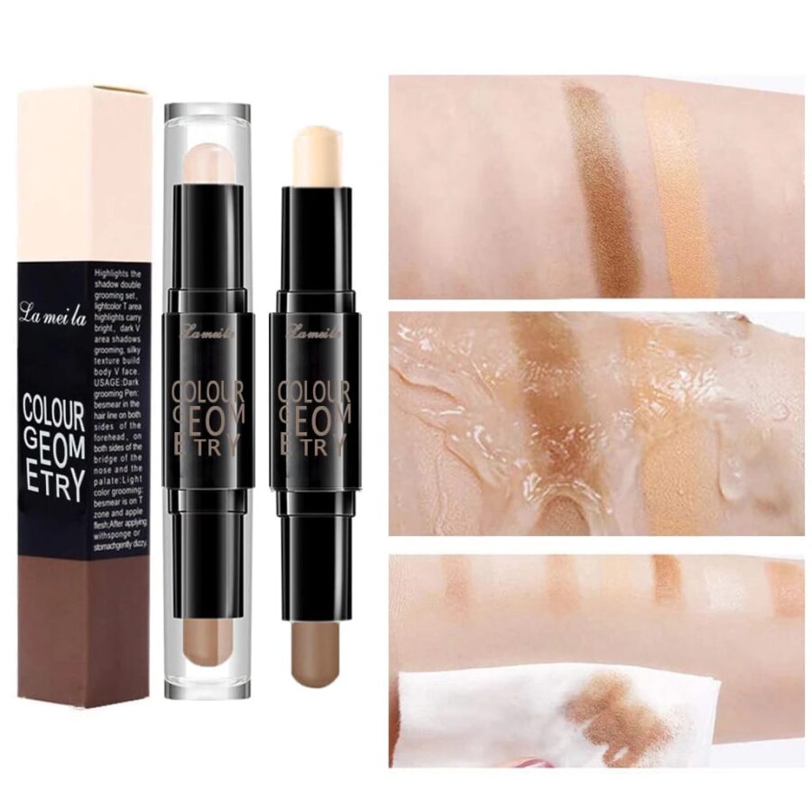 3D Concealer Stick Highlighter Face Contour Pen Long Lasting Face Contour Pen - Image 3