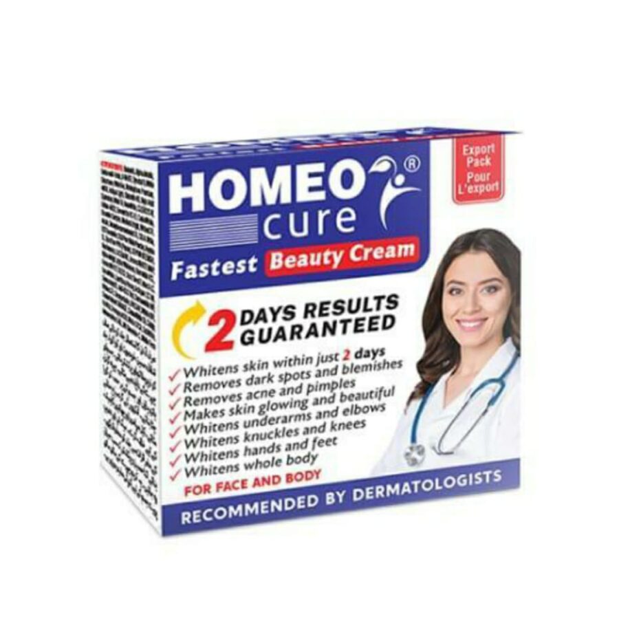 Homeo Cure Whitening Beauty Cream Highly Concentrated Skincare Cream 30g - Image 2