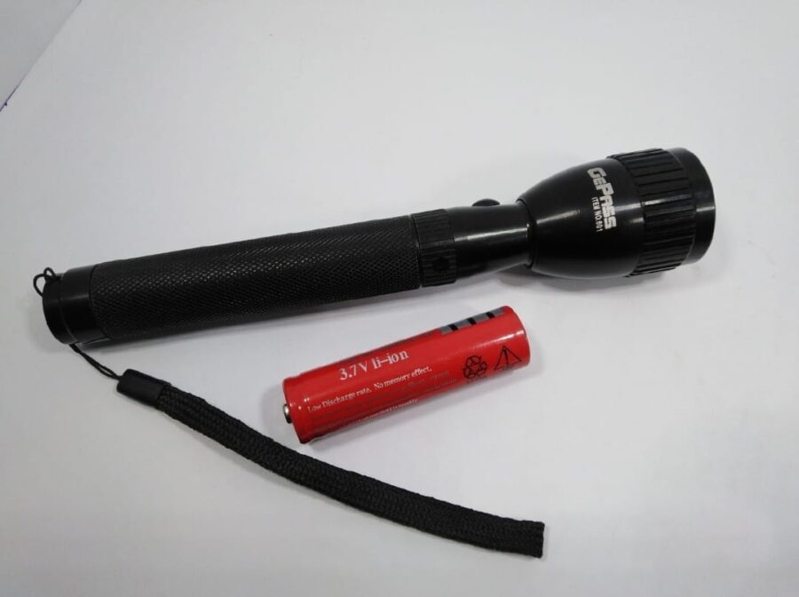 NEW EMERGENCY GePass Rechargeable LED Flashlight, 100,000 Hours of LED Life, Long Range Beam, CREE LED, Outdoor and Indoor Lights, Bright Light, Camping Torch | GeePas RL 601 - Image 8