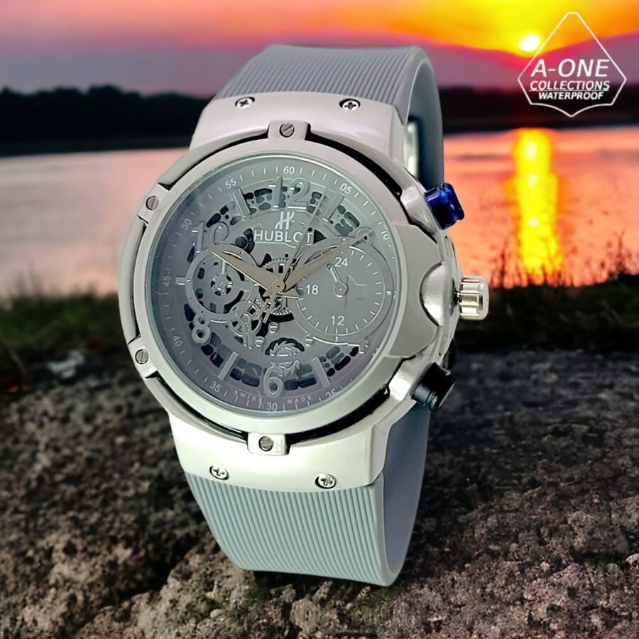 Aa1 hublot watches  Stylish Watch ,silicone strap For boys - Image 4