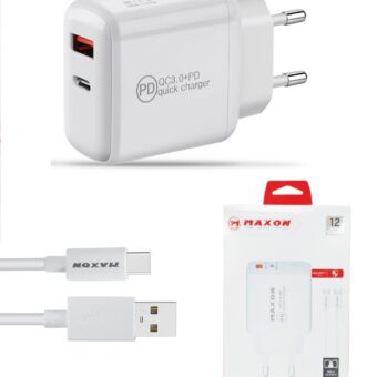 Maxon F-100 C To C 20w Android Fast Charger / QC3.0 + PD,20W, Fast Charger,C to C your devices quickly and efficiently